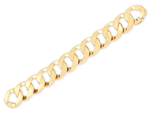 Curb Link Bracelet in 18K Gold