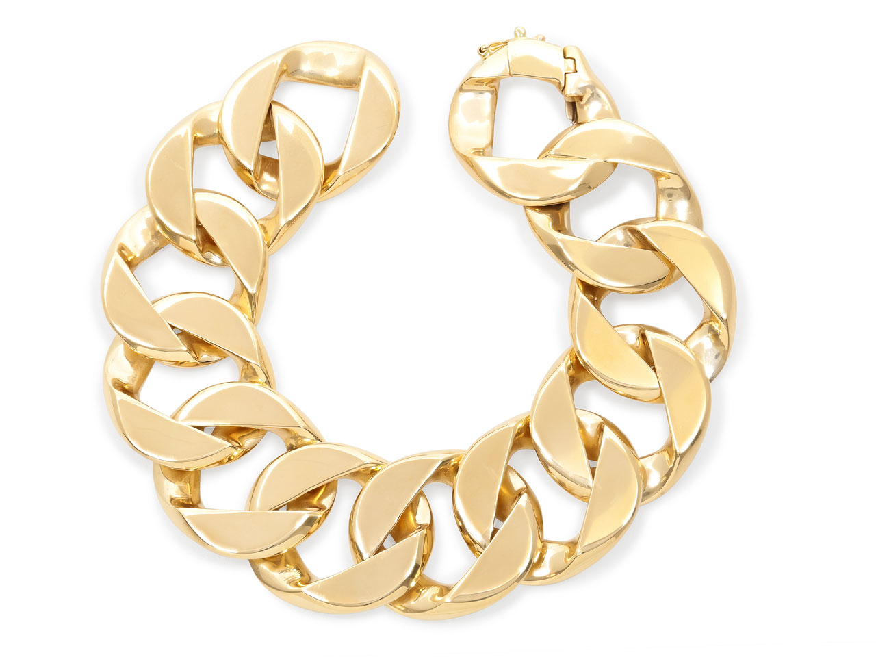 Curb Link Bracelet in 18K Gold