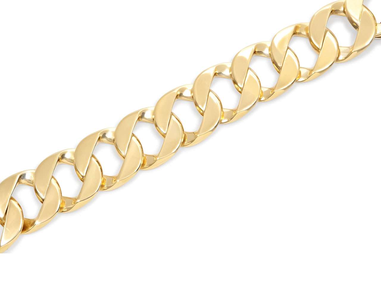 Curb Link Bracelet in 18K Gold