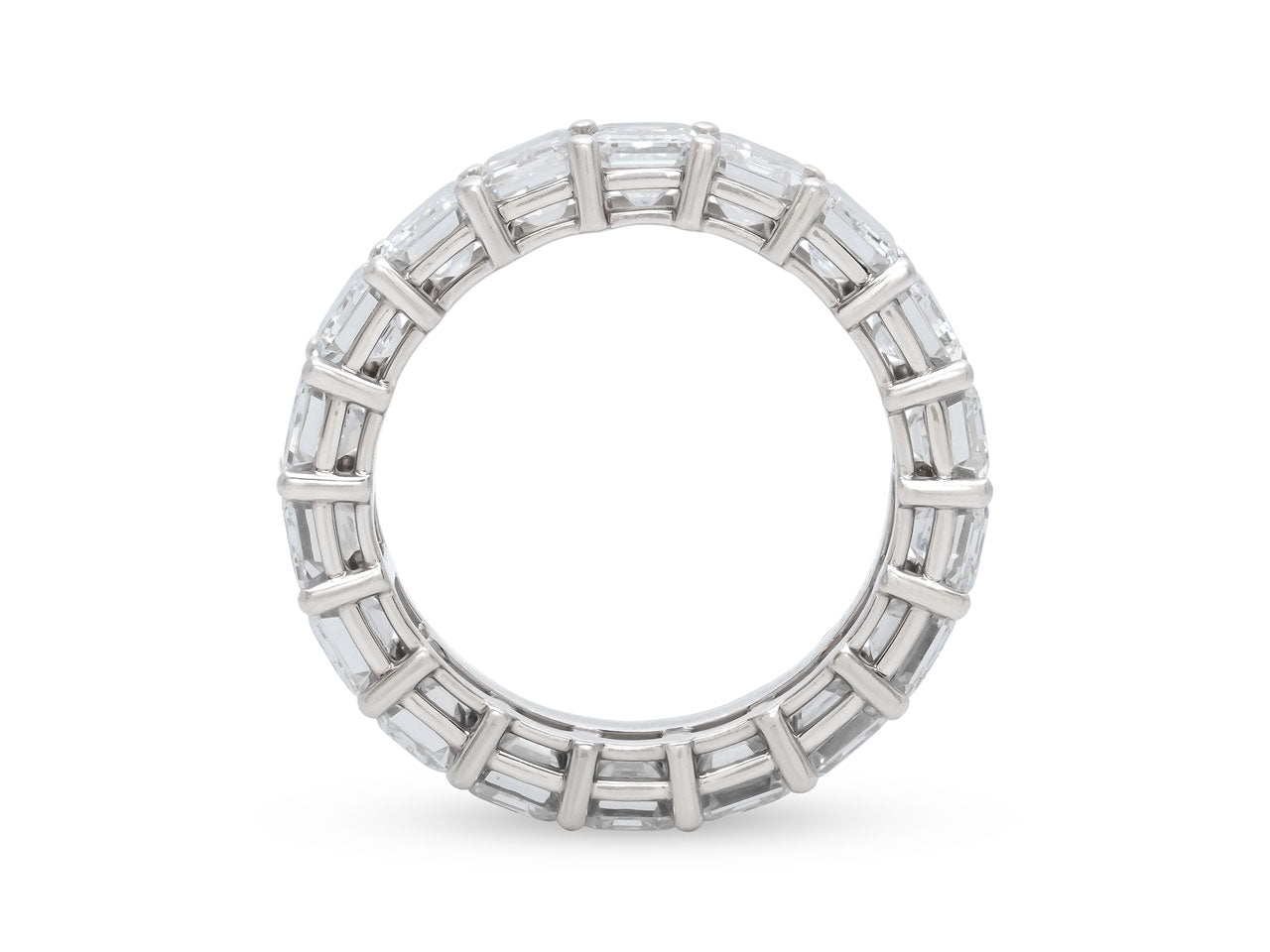 Tiffany & Co. Emerald Cut Diamond Eternity Band in Platinum