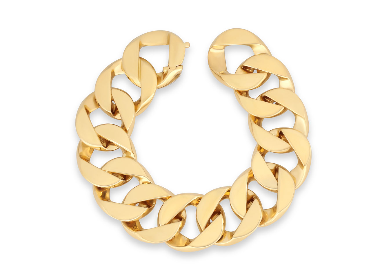 Verdura 'Curb-Link' Bracelet in 18K Gold