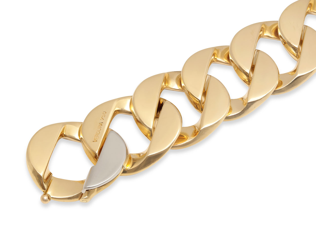 Verdura 'Curb-Link' Bracelet in 18K Gold