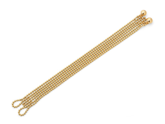 Cartier 'Draperie De Décolleté' Multi-Strand Bracelet in 18K Gold