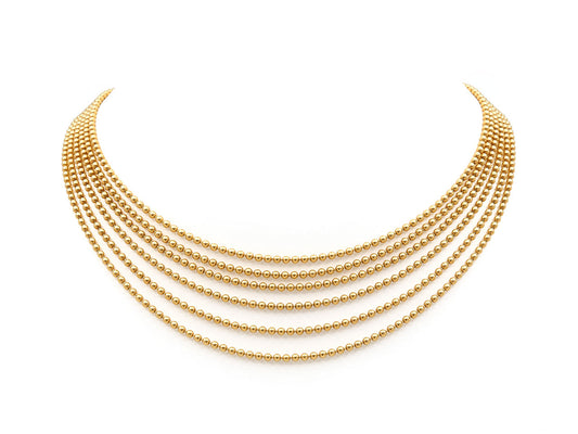 Cartier 'Draperie De Décolleté' Multi-Strand Necklace in 18K Gold