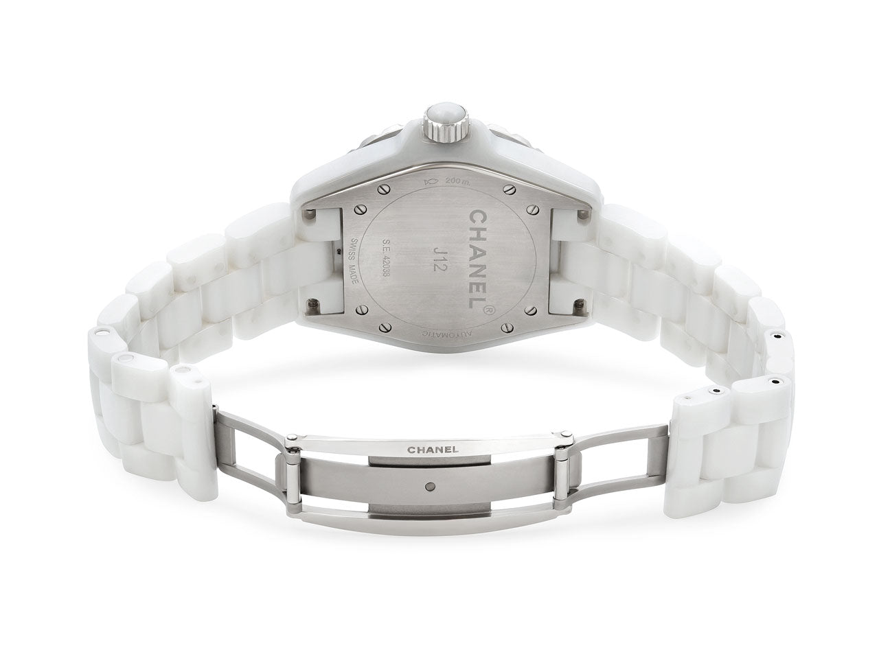 Chanel 'J12' Watch in Ceramic and Stainless Steel, 38 mm