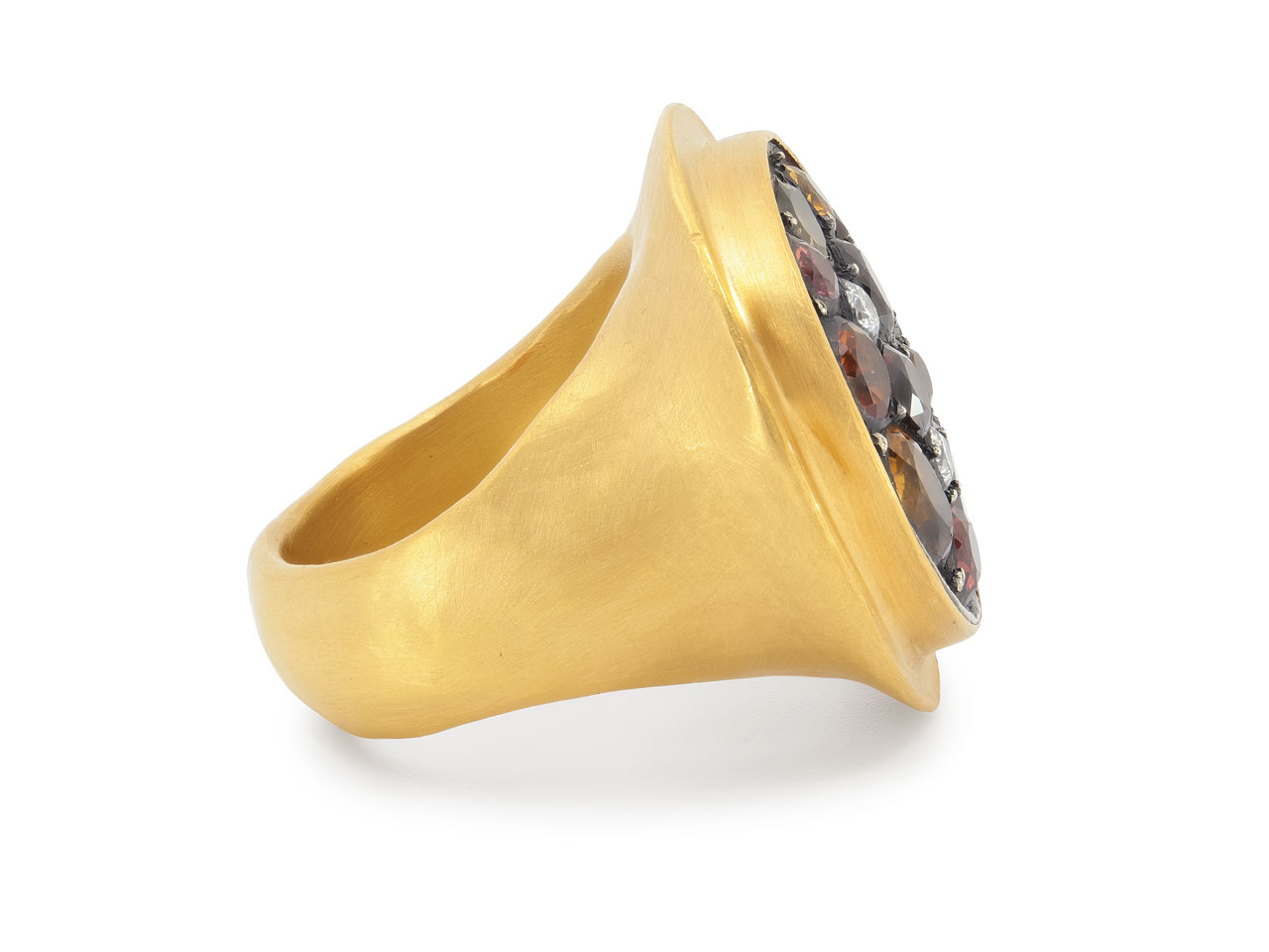 Yossi Harari 'Mosaic Sara' Multi-Gemstone Ring in 24K Gold