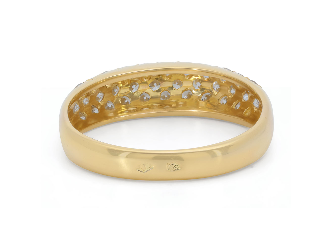 Van Cleef & Arpels Diamond Boule Ring in 18K Gold