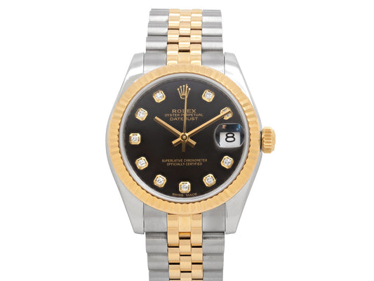 Rolex 'Datejust' Diamond Watch, in Steel and 18K Gold, 31 mm