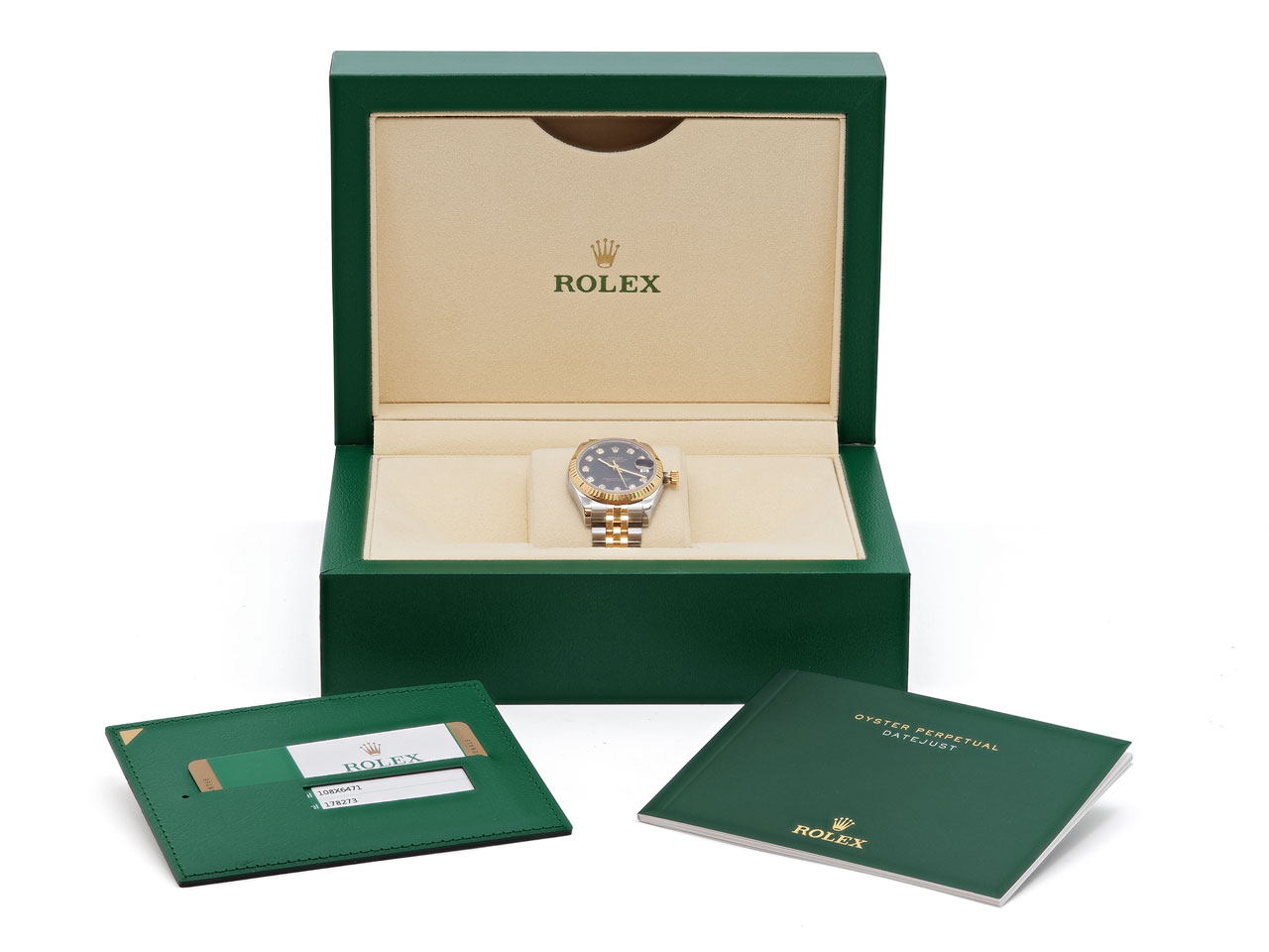 Rolex 'Datejust' Diamond Watch, in Steel and 18K Gold, 31 mm