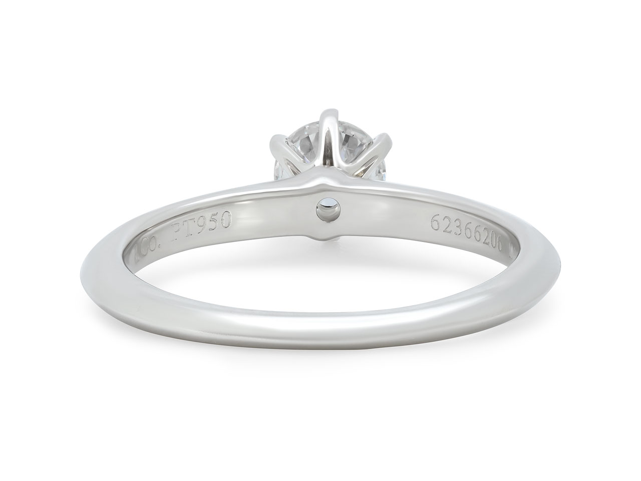 Tiffany & Co. 'Tiffany Setting' Diamond Solitaire Ring, 0.37 carat, in Platinum