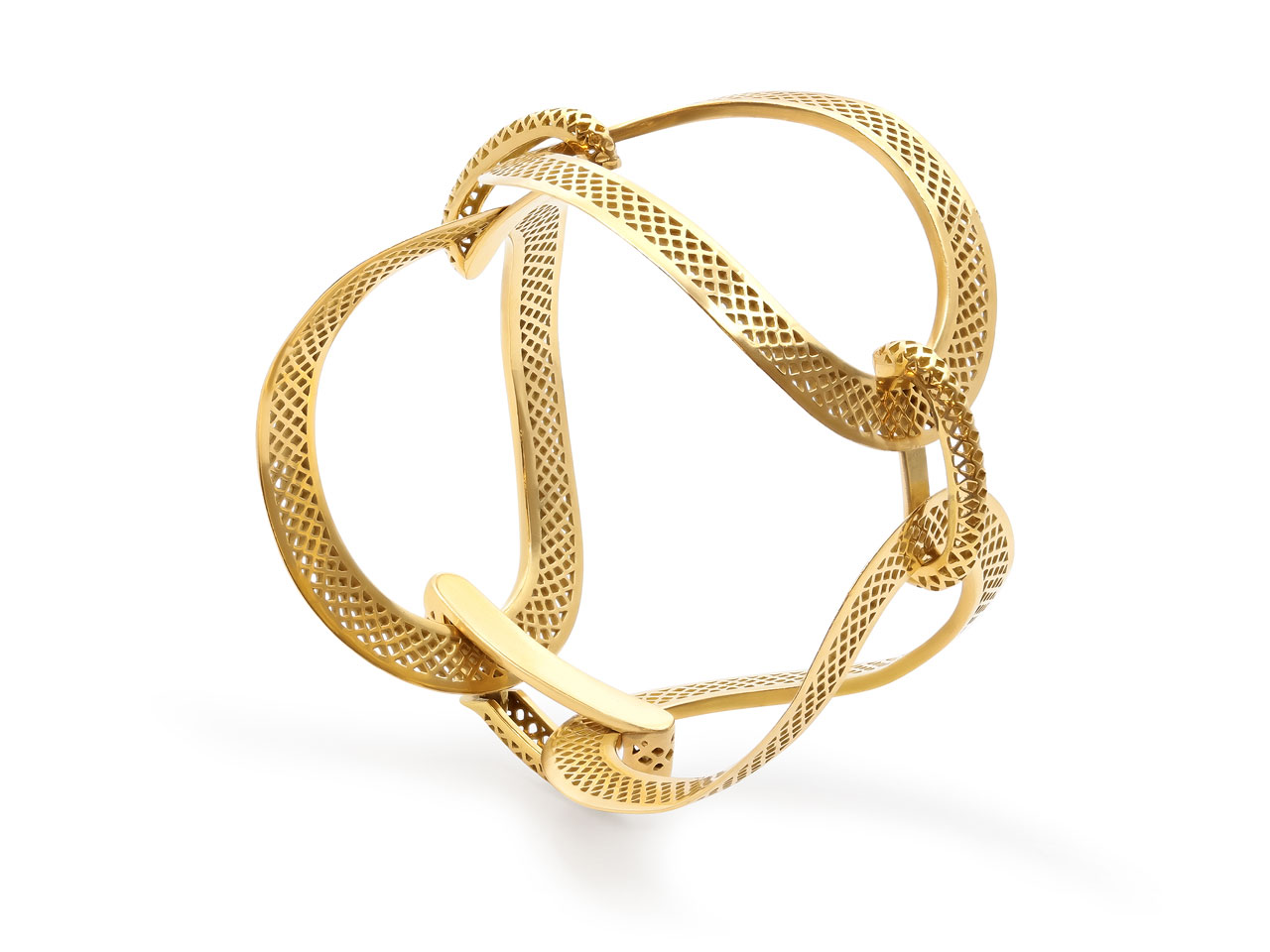 Large Link Bracelet in 18K Gold