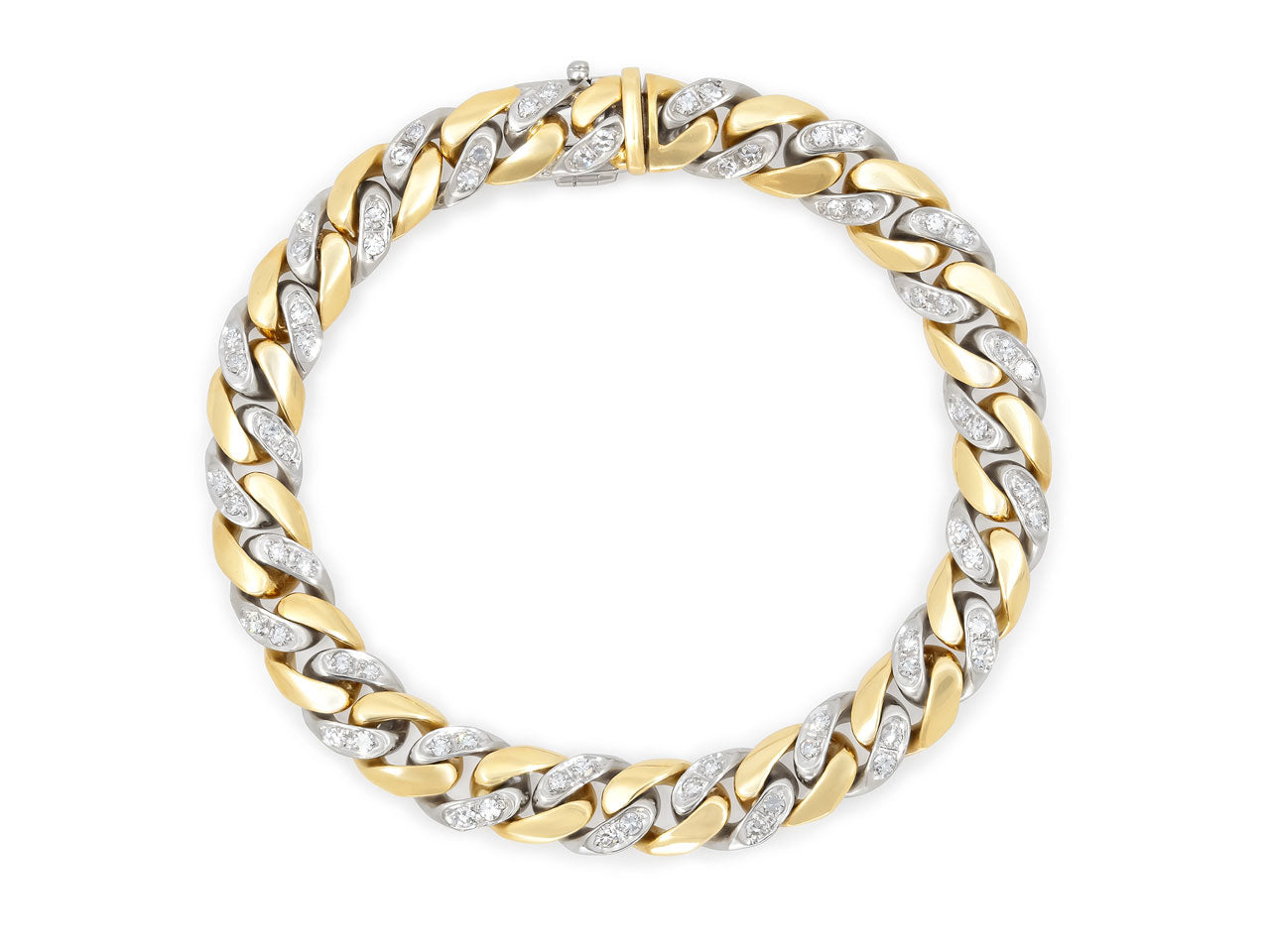 Gucci Diamond Curb Link Bracelet in 18K Gold