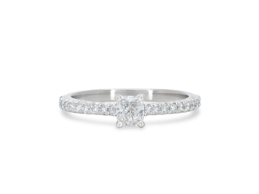 Tiffany & Co. 'Novo' Diamond Ring, 0.32 carat, in Platinum