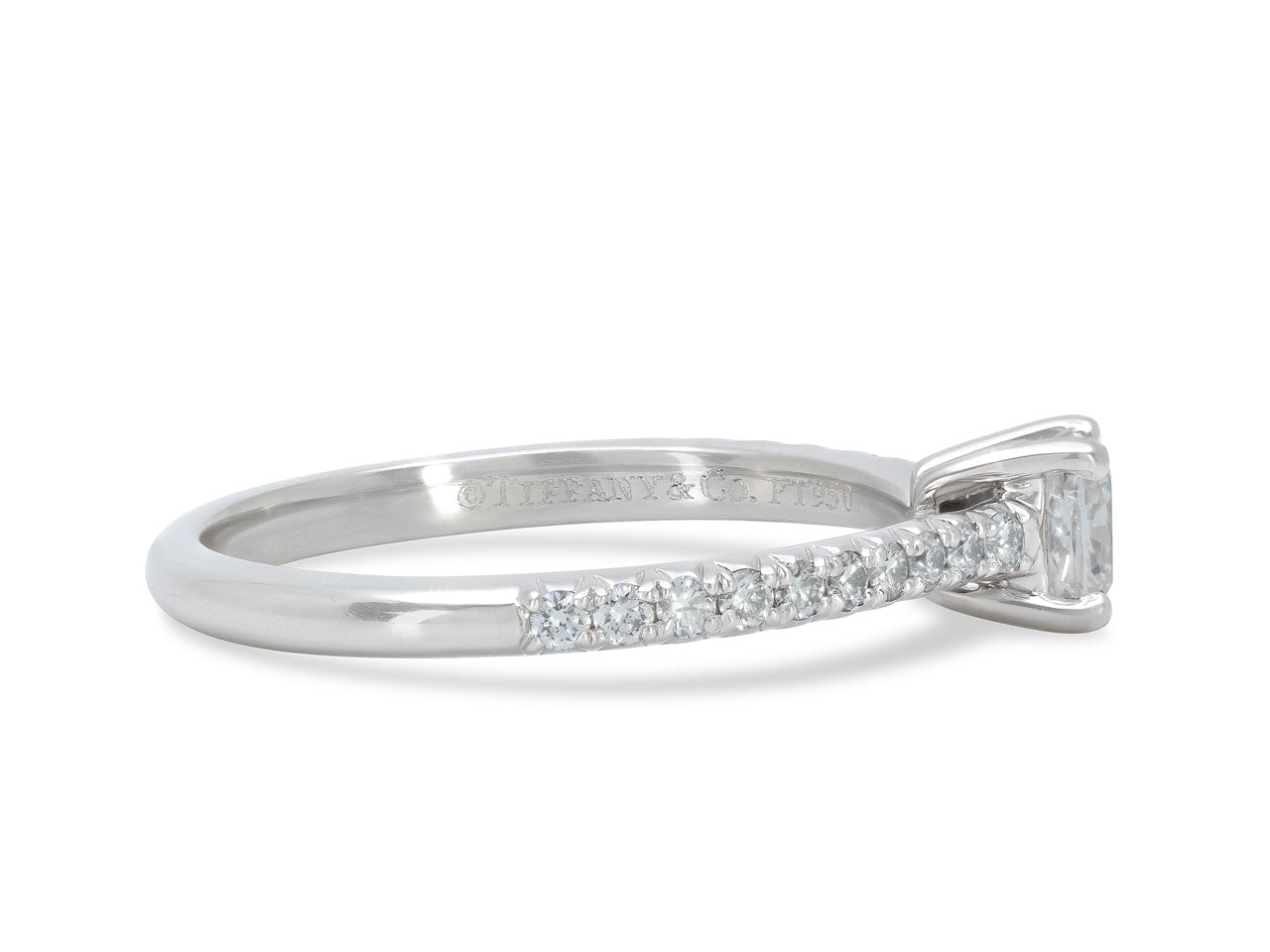 Tiffany & Co. 'Novo' Diamond Ring, 0.32 carat, in Platinum