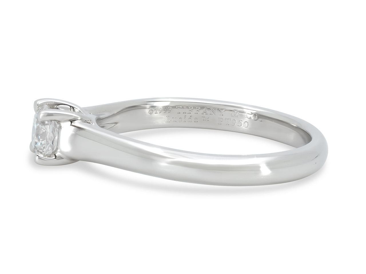 Tiffany & Co. 'Lucida' Diamond Solitaire Ring, 0.31 carat, in Platinum