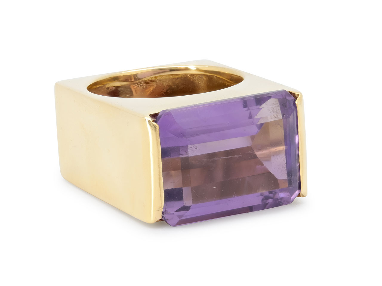 Boris LeBeau Amethyst Ring in 18K Gold