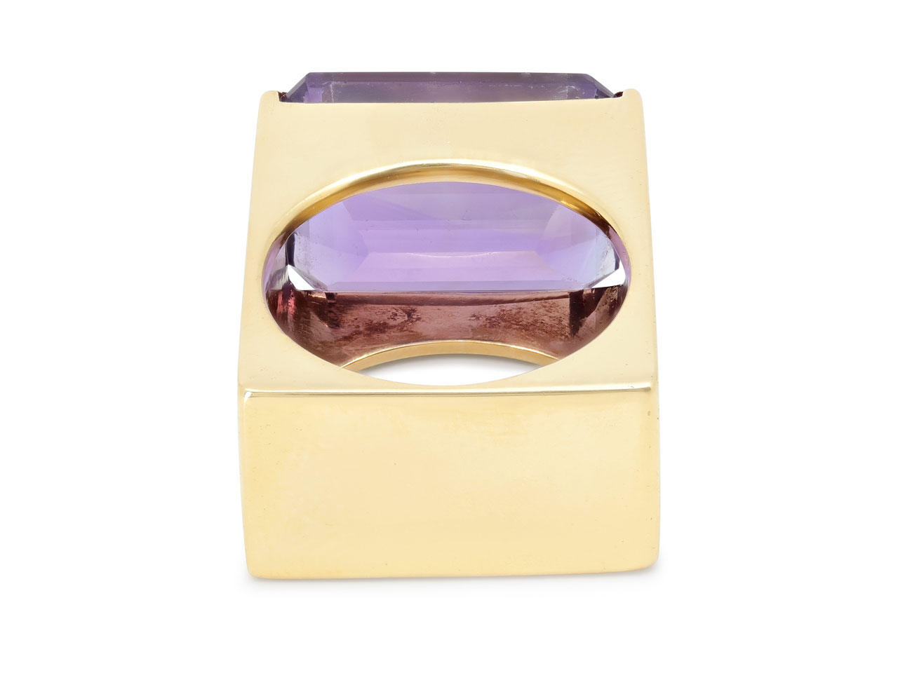 Boris LeBeau Amethyst Ring in 18K Gold