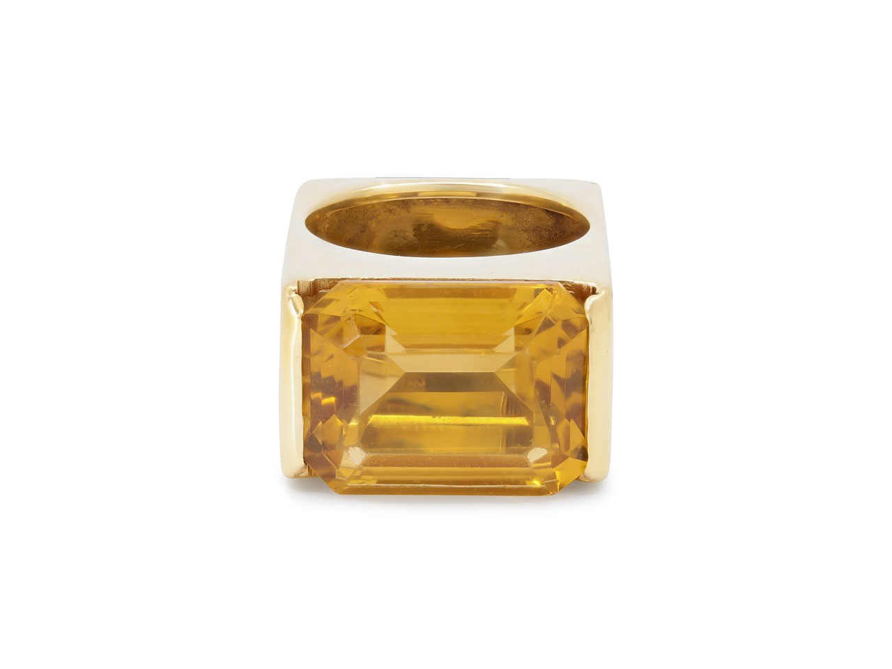 Boris LeBeau Citrine Ring in 18K Gold