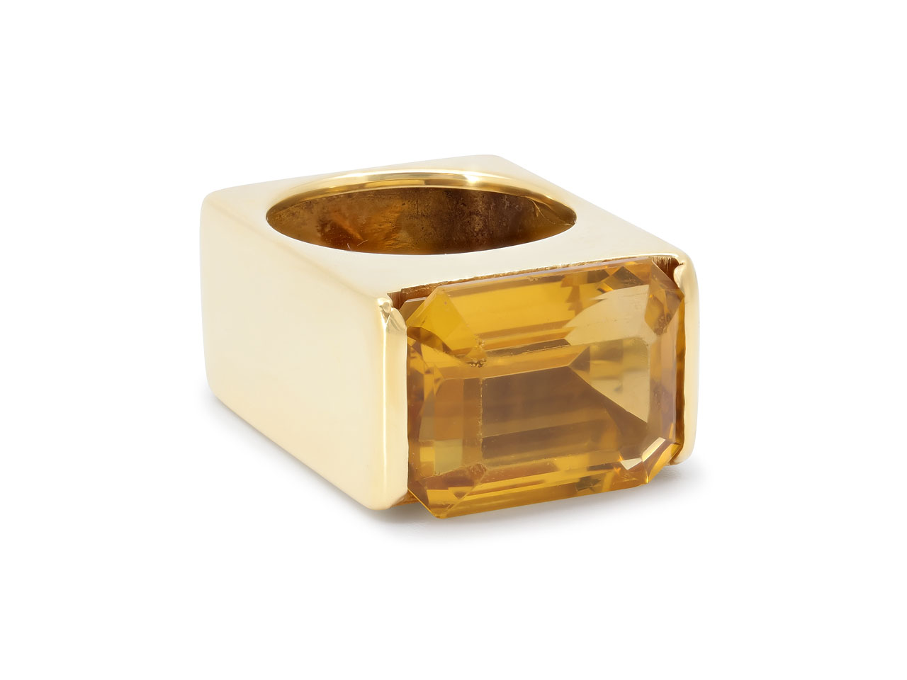 Boris LeBeau Citrine Ring in 18K Gold