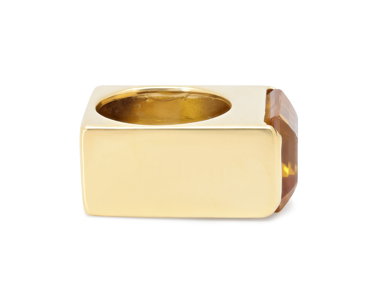 Boris LeBeau Citrine Ring in 18K Gold