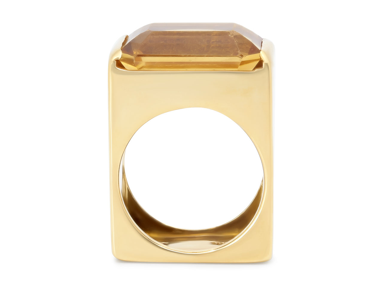 Boris LeBeau Citrine Ring in 18K Gold