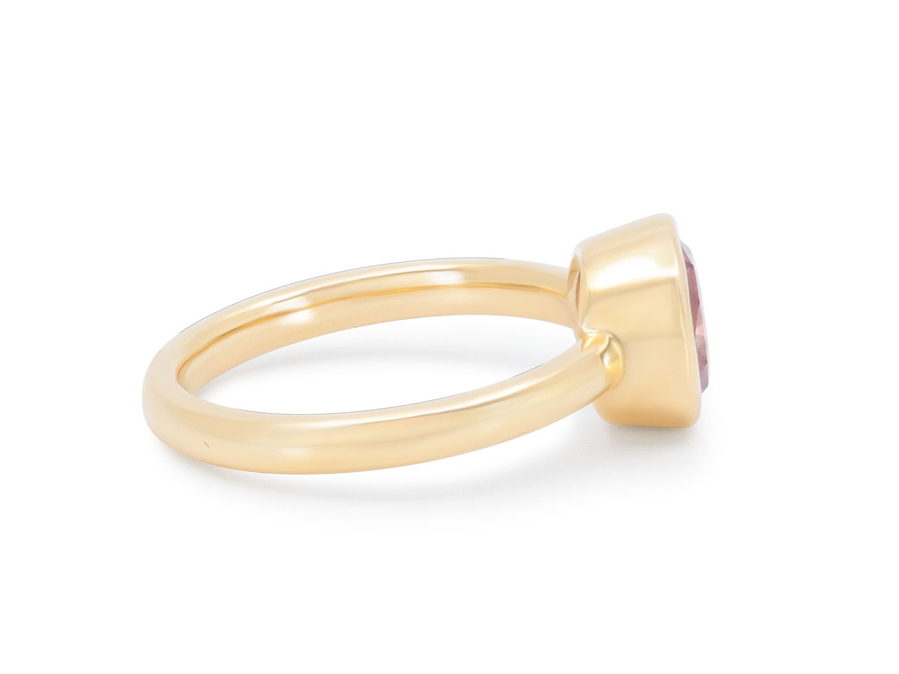 Beladora 'Bespoke' Pink Sapphire Ring in 18K Gold