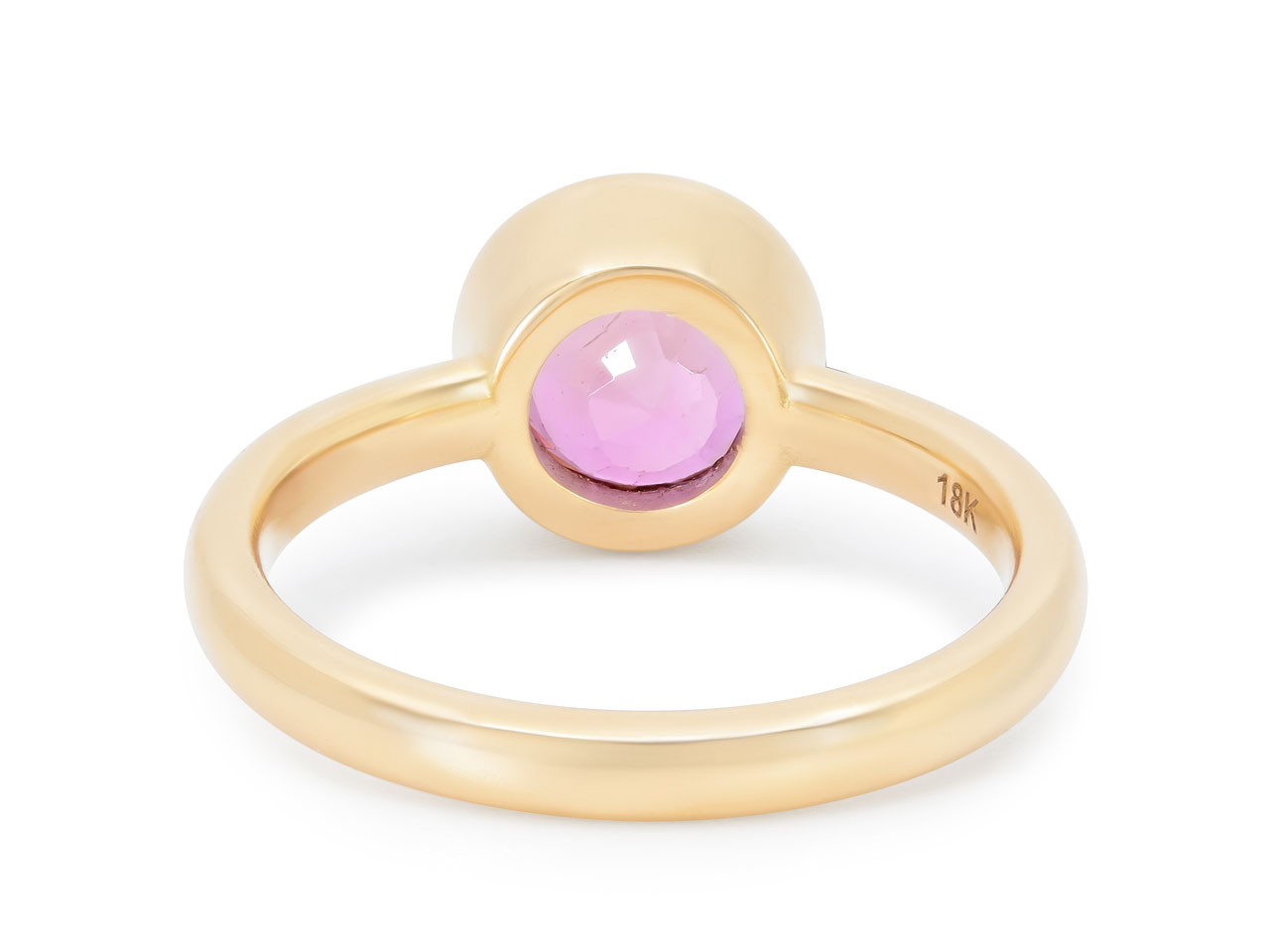 Beladora 'Bespoke' Pink Sapphire Ring in 18K Gold