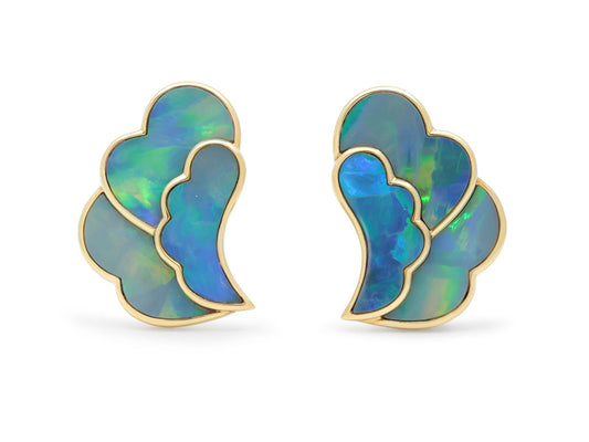 Tiffany & Co. Angela Cummings Opal Earrings in 18K Gold