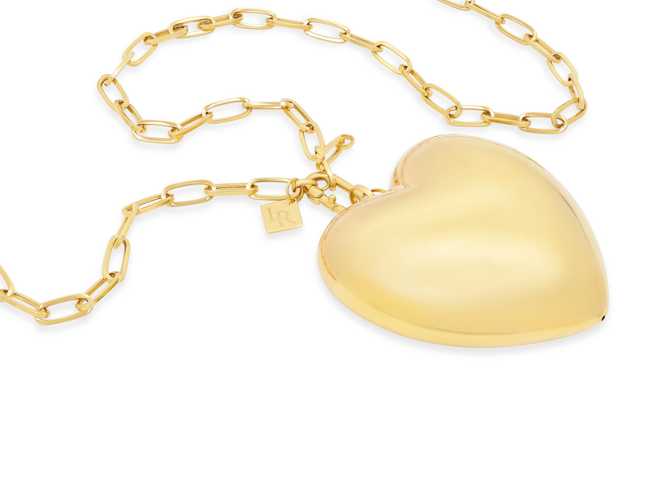 Lauren Rubinski Heart Necklace in 14K Gold