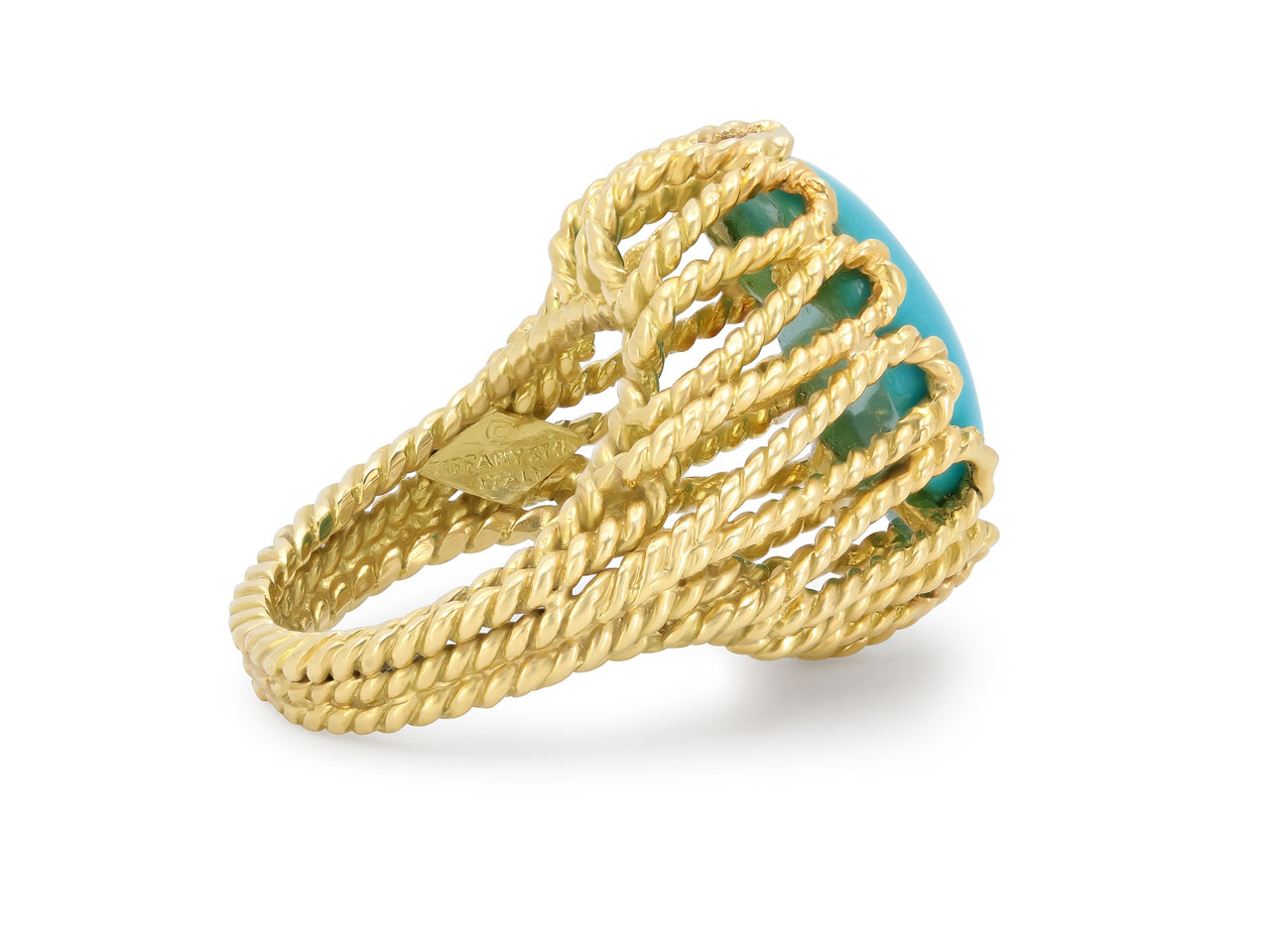 Turquoise Ring in 18K Gold