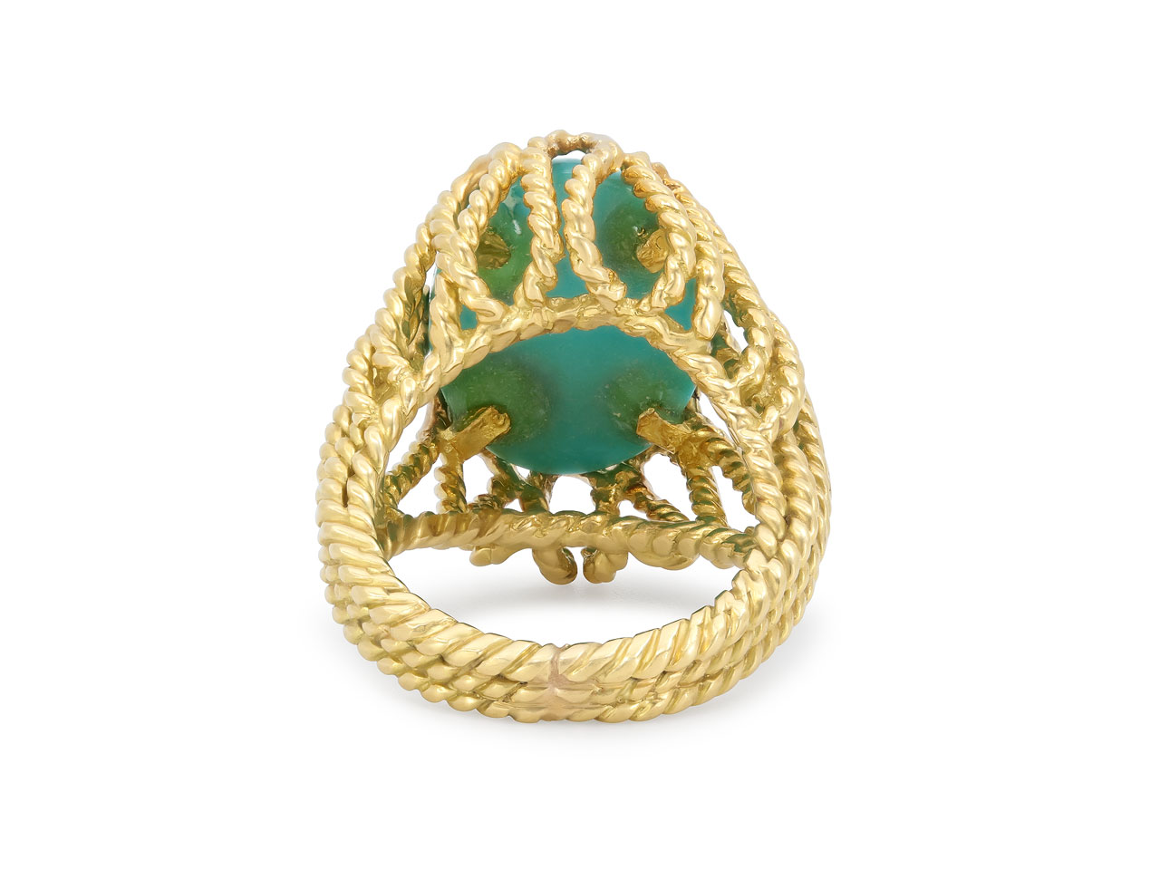 Turquoise Ring in 18K Gold