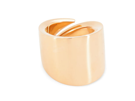 Vhernier 'Vague' Ring in 18K Rose Gold