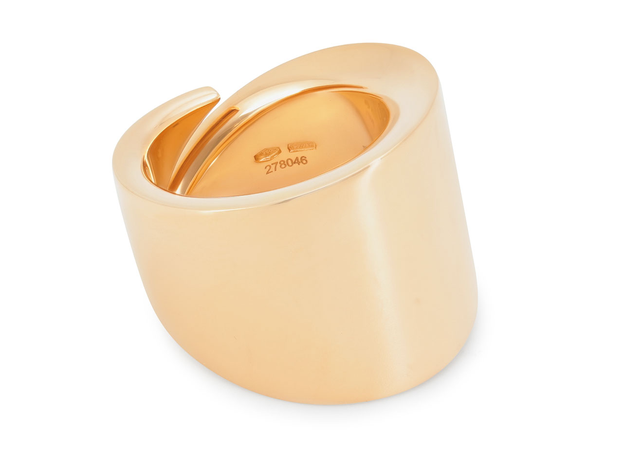 Vhernier 'Vague' Ring in 18K Rose Gold