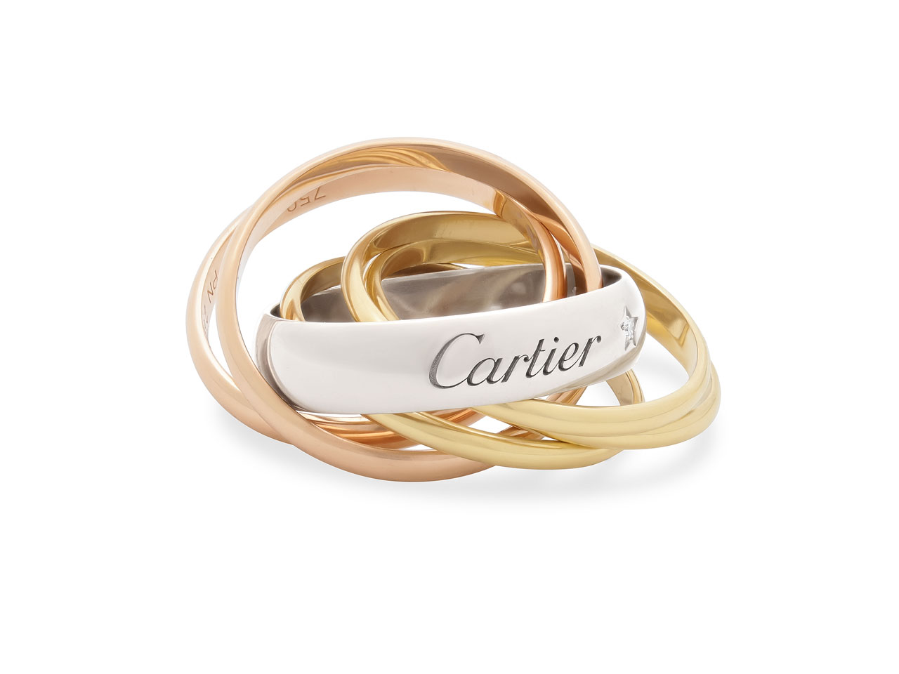 Cartier 'Trinity La Belle' Ring in 18K Gold