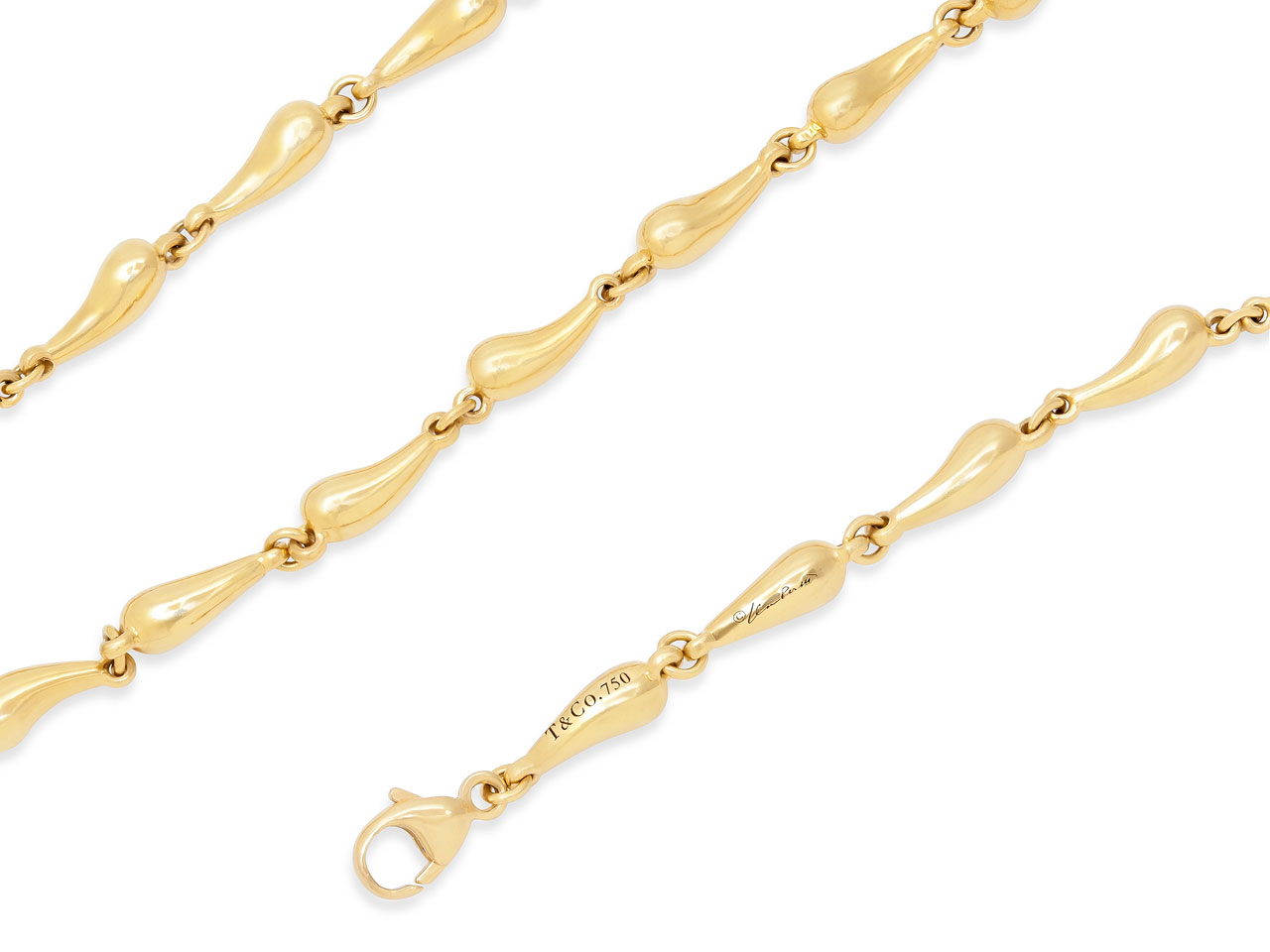 Tiffany & Co. Elsa Peretti 'Teardrop' Necklace in 18K Gold