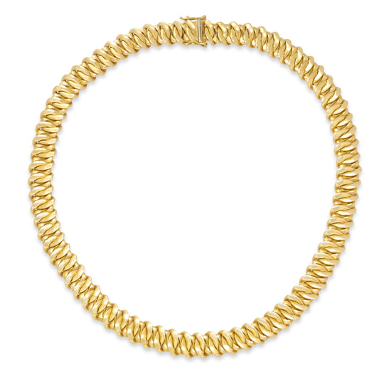 Link Necklace in 18K Gold