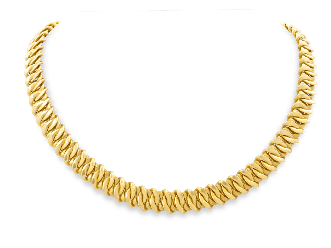 Link Necklace in 18K Gold