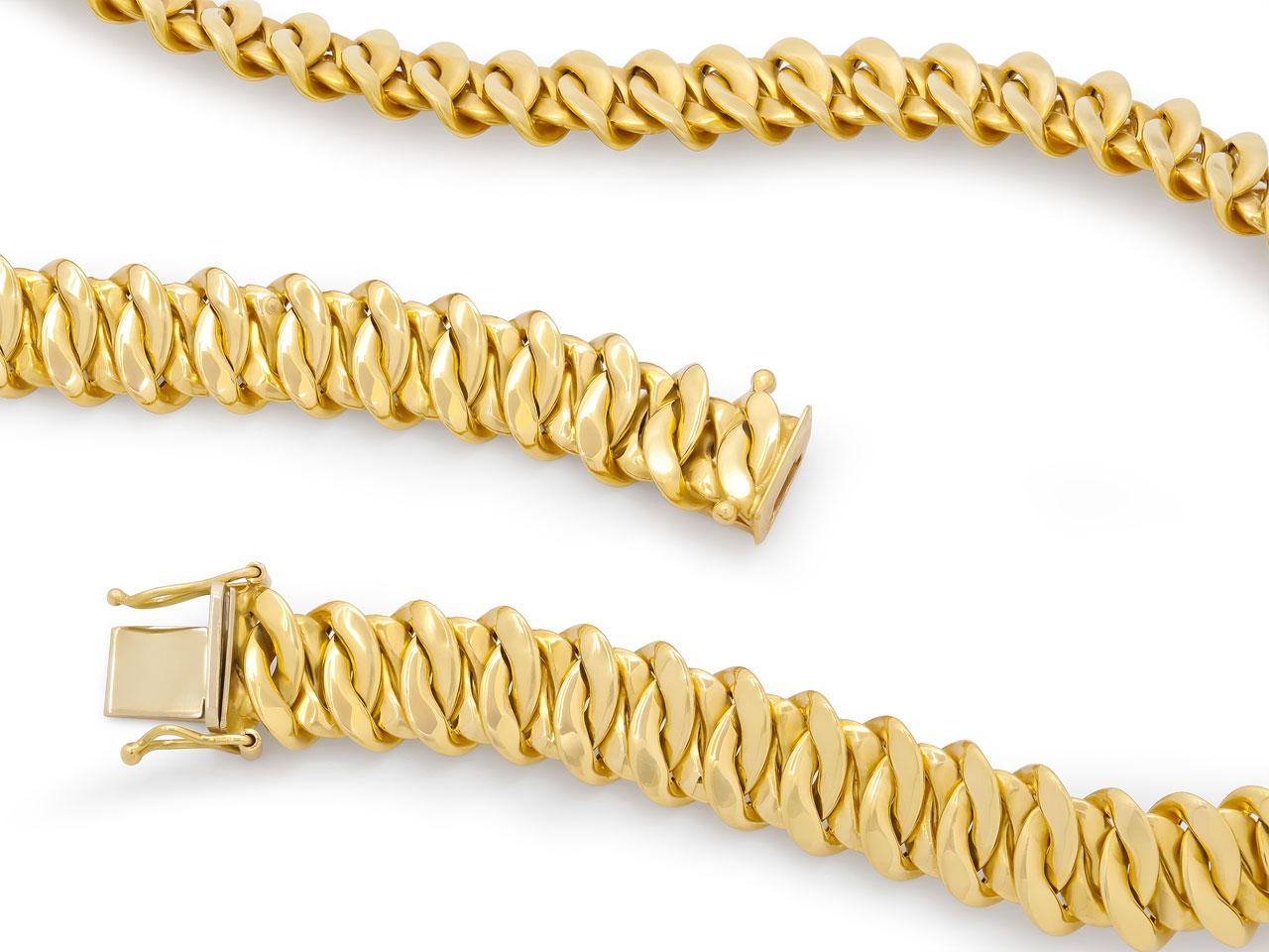 Link Necklace in 18K Gold