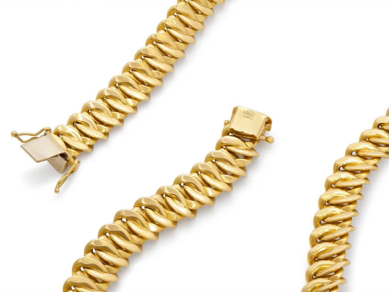 Link Necklace in 18K Gold