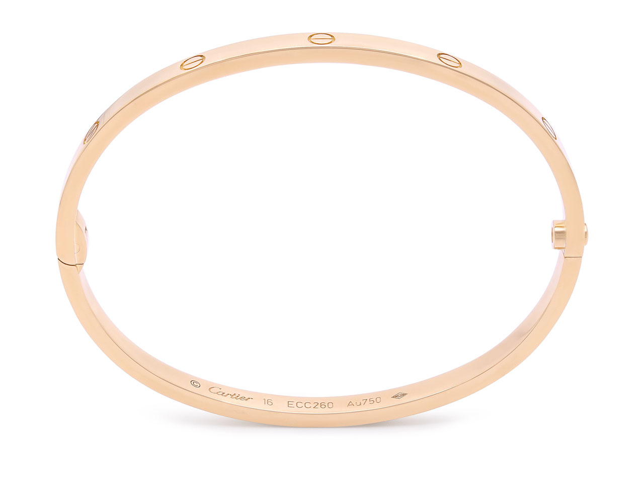 Cartier 'Love' Bracelet in 18K Gold, Small Model, Size 16