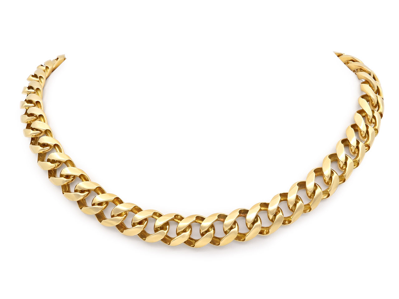 Curblink Necklace in 18K Gold