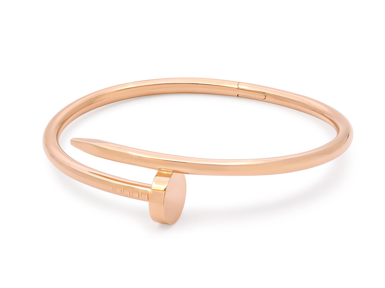 Cartier 'Juste Un Clou' Bracelet, Classic Model, in 18K Rose Gold, Size 17