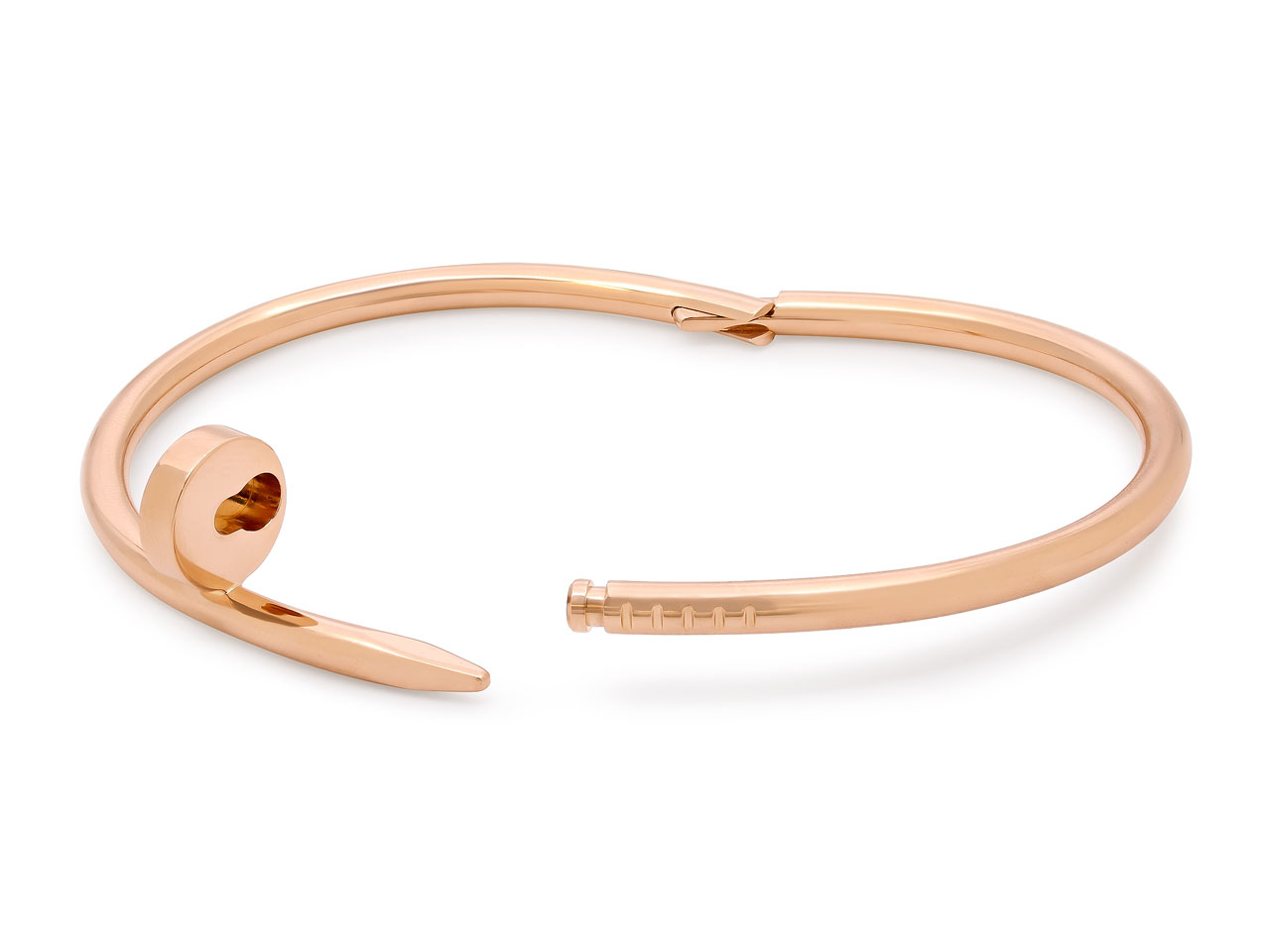 Cartier 'Juste Un Clou' Bracelet, Classic Model, in 18K Rose Gold, Size 17