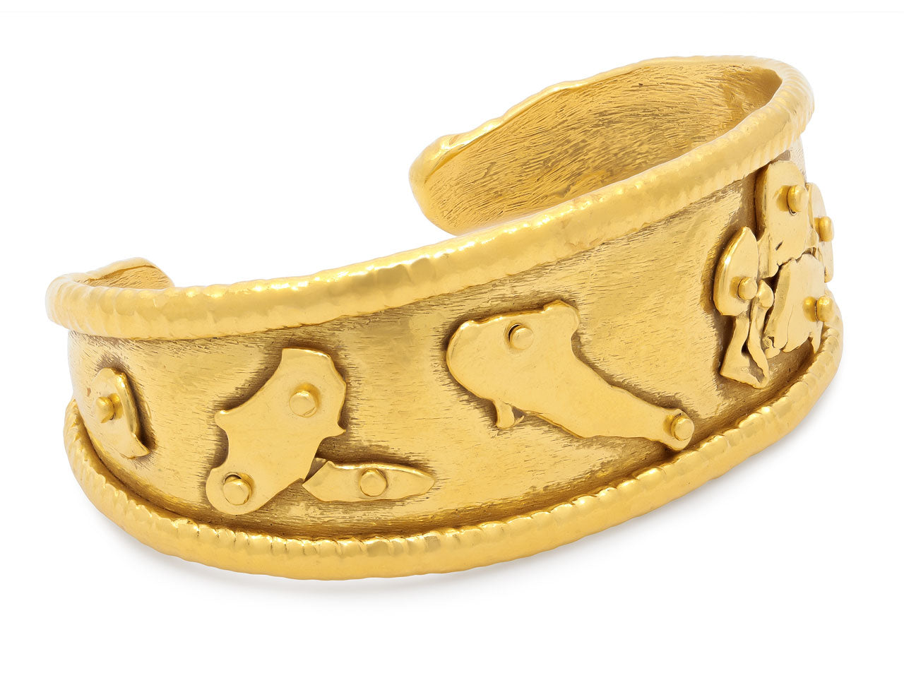 Jean Mahie Cuff Bracelet in 22K Gold