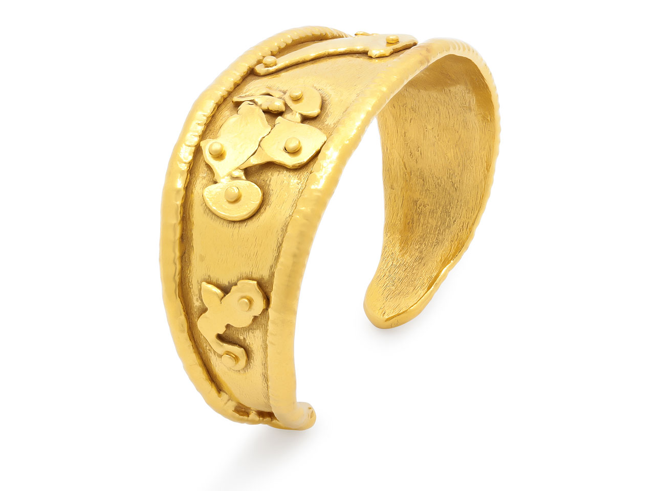 Jean Mahie Cuff Bracelet in 22K Gold