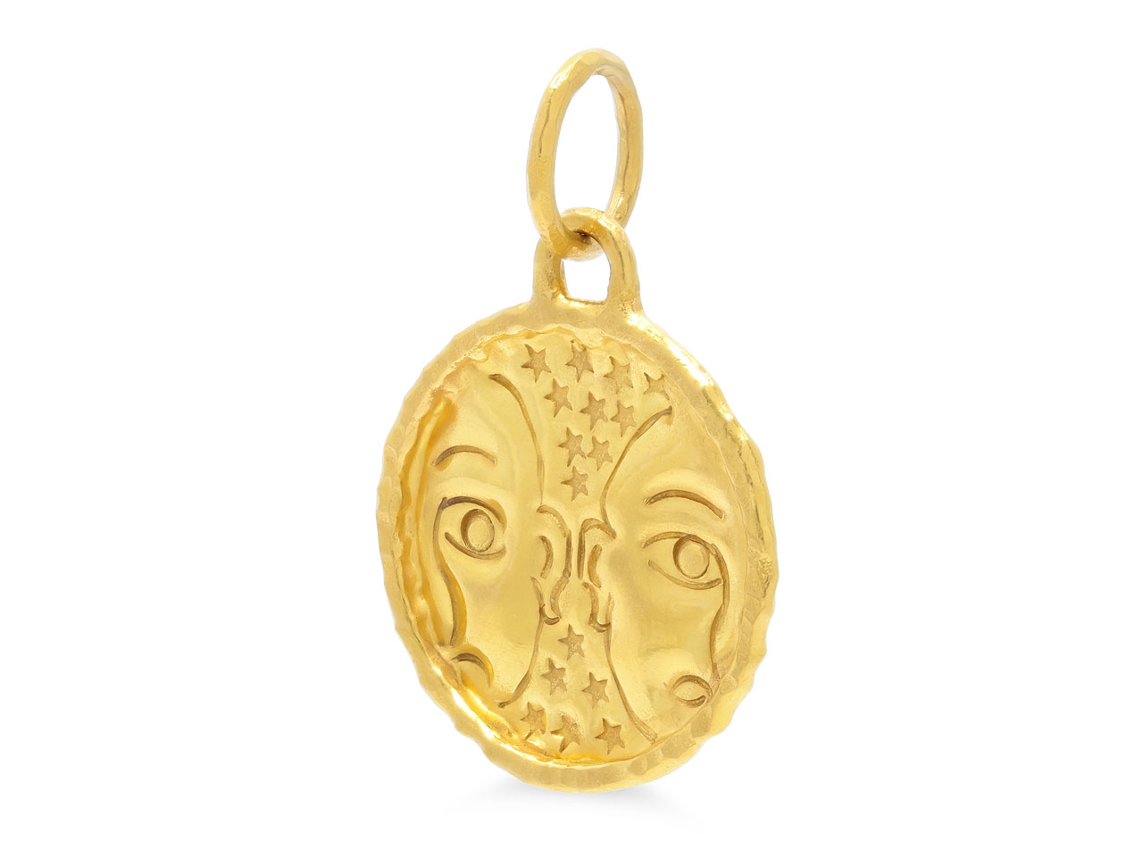 Jean Mahie 'Gemini' Pendant in 22k Gold