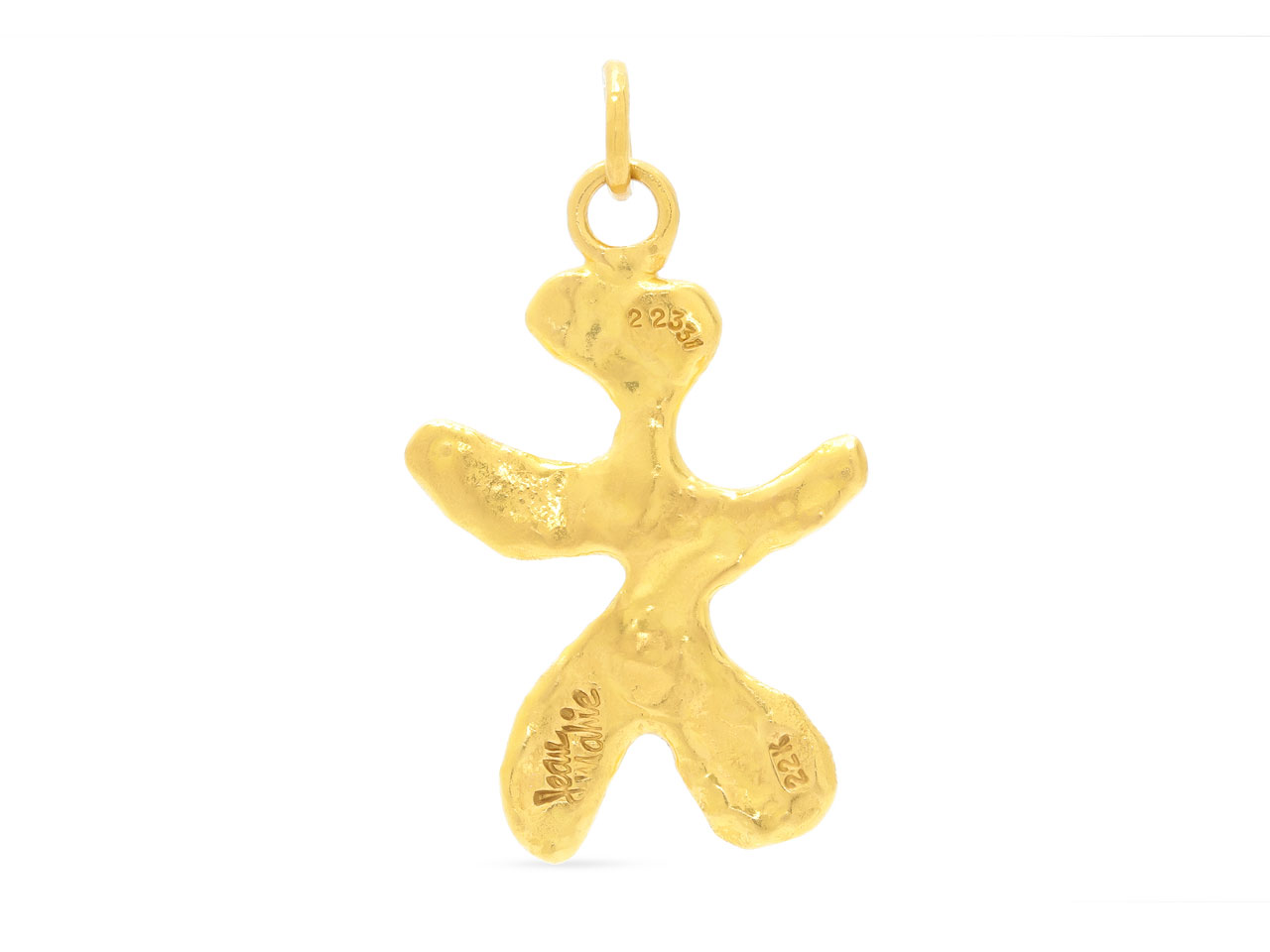 Jean Mahie 'Gigolette' Pendant in 22k Gold