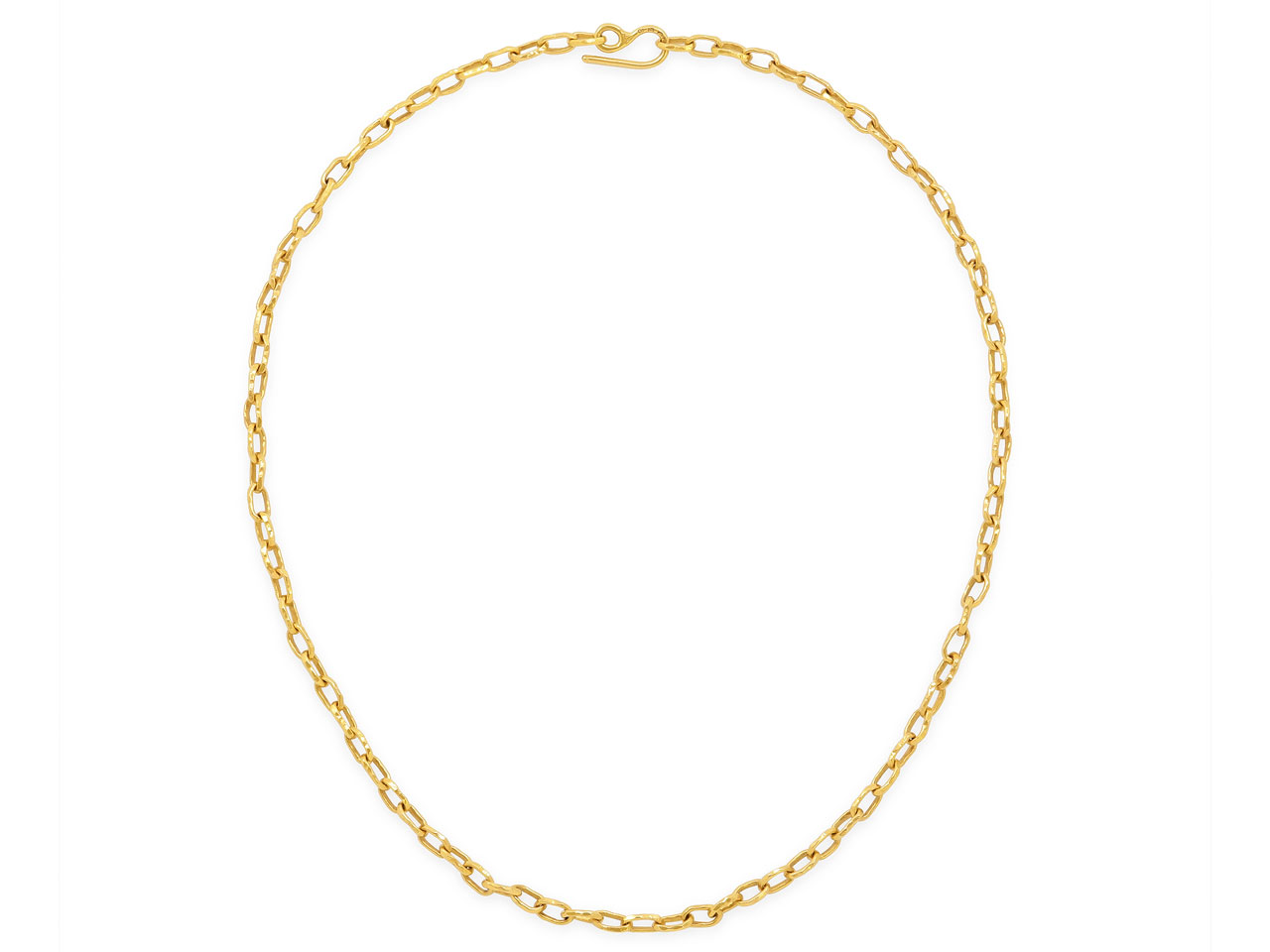 Jean Mahie 'Cadene' Link Necklace in 22k Gold