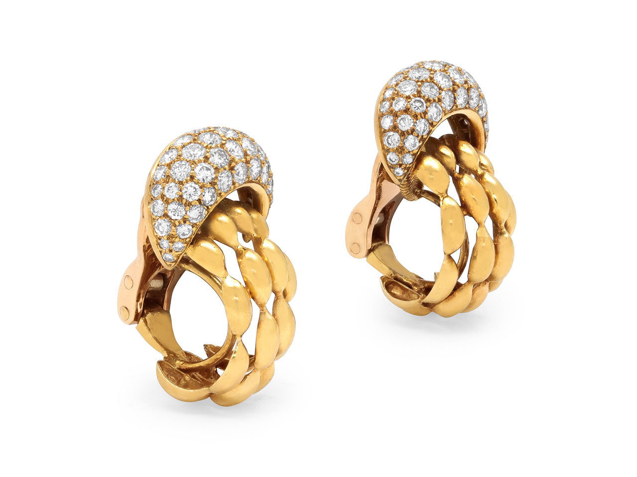 Louis Gerard Diamond Earrings in 18K Gold