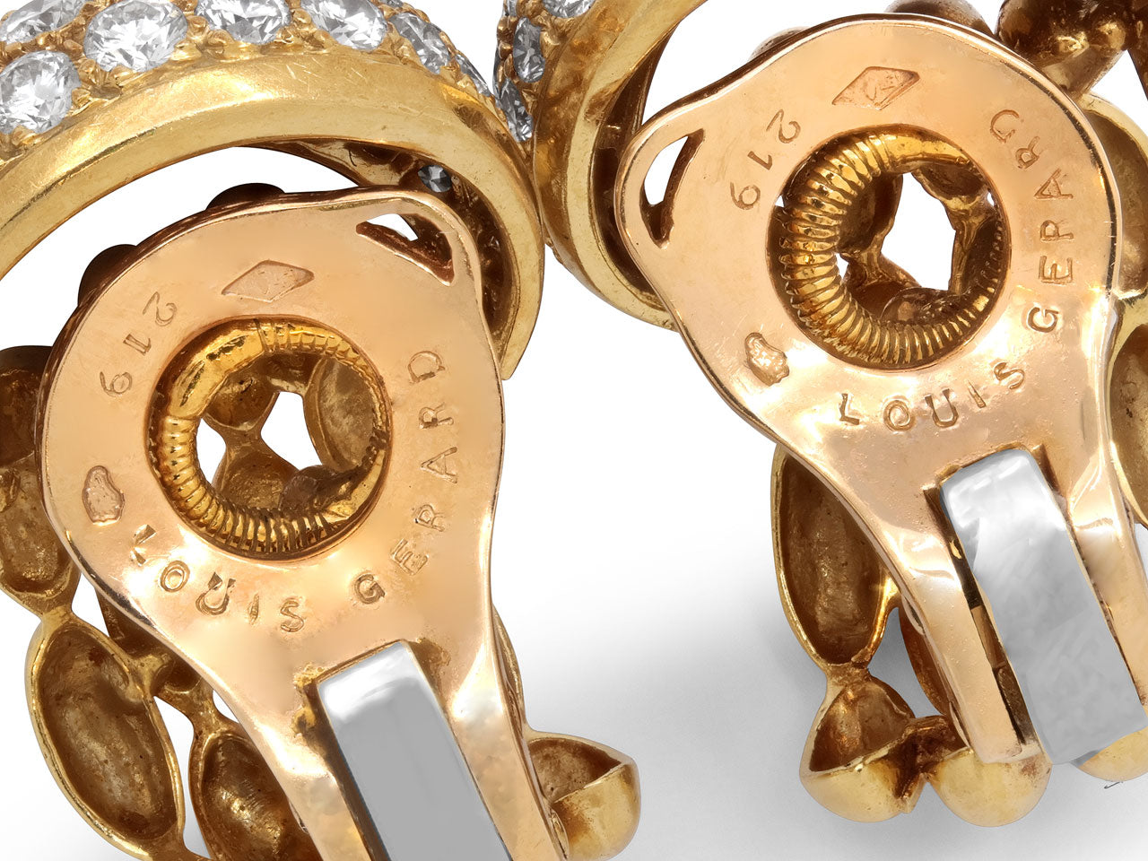 Louis Gerard Diamond Earrings in 18K Gold